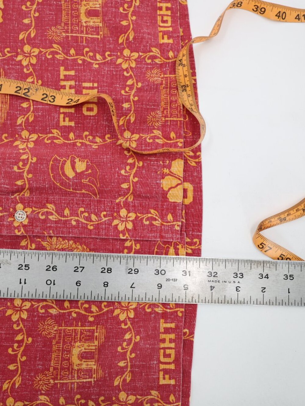 Reyn Spooner Hawaiian Shirt Mens XL university USC Fight On Trojans Football - Picture 10 of 15